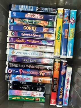 Collection of Assorted Classic VCR Movies -